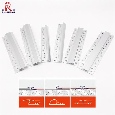 Z section Aluminium Transition Strip , 1.0mm aluminium carpet threshold strip